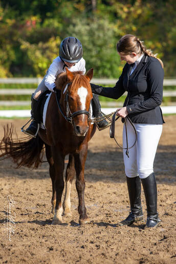 Girl and Boy at Horse Show